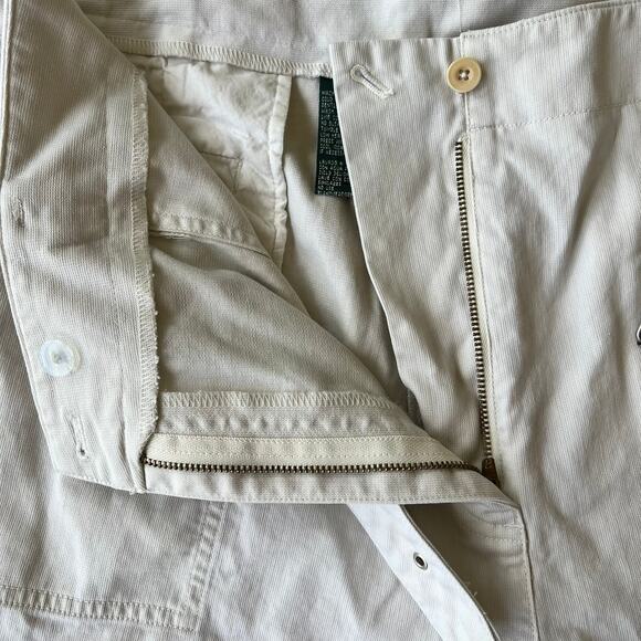 Lauren Jeans Co Ralph Lauren 67 Womens Sz 20W RN54050 Flat Front Belted Trouser - Picture 3 of 10